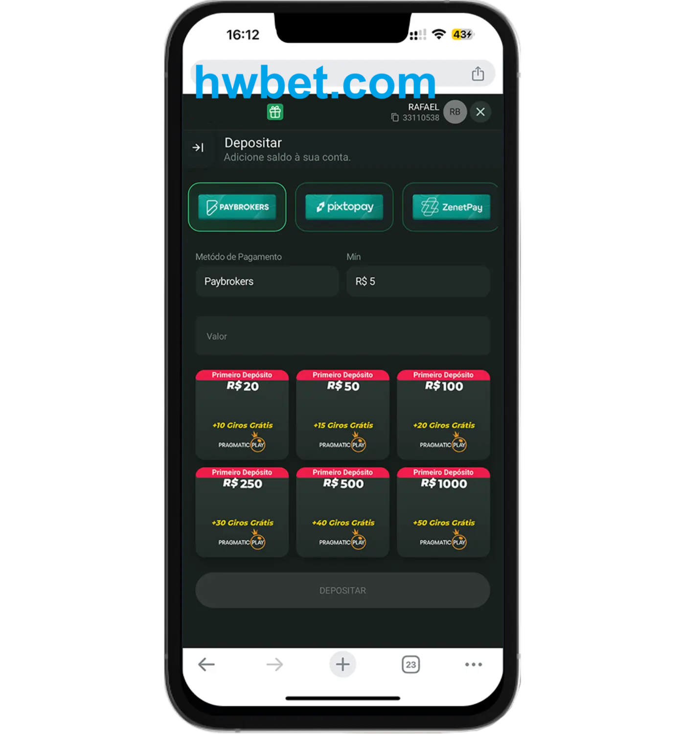 Baixe o aplicativo hwbet para jogar a qualquer momento