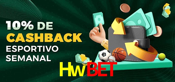 10% de bônus de cashback na Hwbet